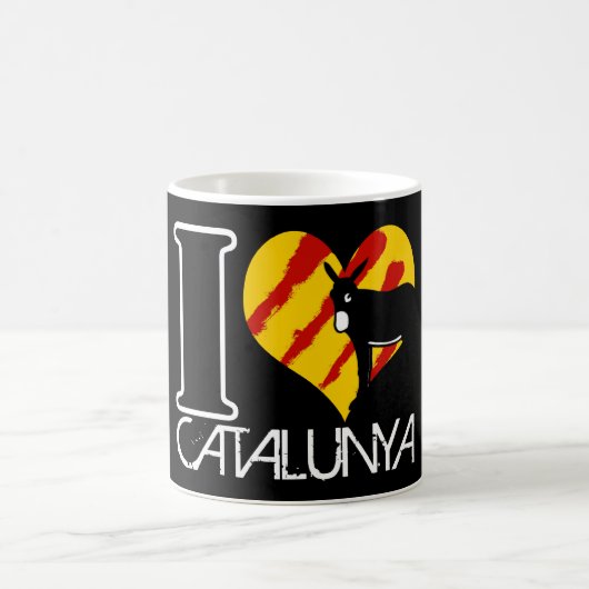 I Love Catalunya コーヒーマグカップ (中央)