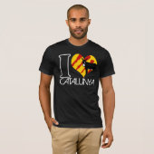 I Love Catalunya Tシャツ (正面フル)