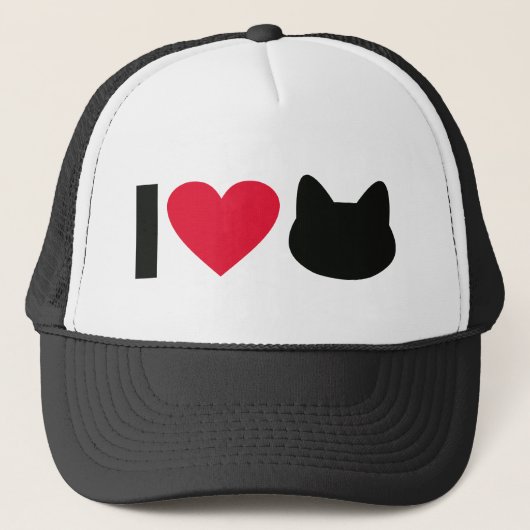 I love cats キャップ (正面)