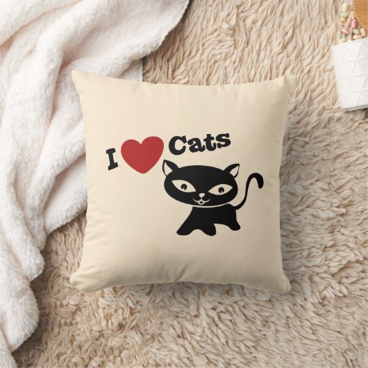 I love cats クッション (ブランケット)