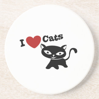 I love cats コースター