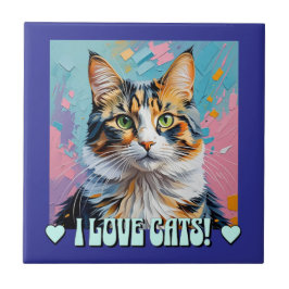 I Love Cats! タイル