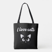 "I love Cats" トートバッグ (裏面)