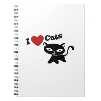 I love cats ノートブック