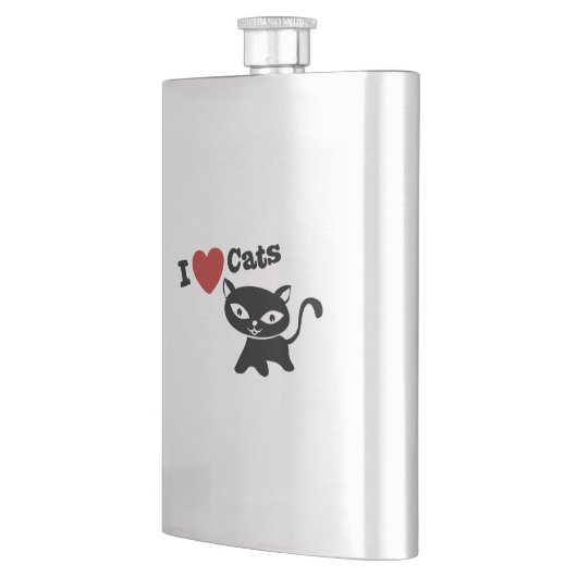 I love cats フラスク (左)