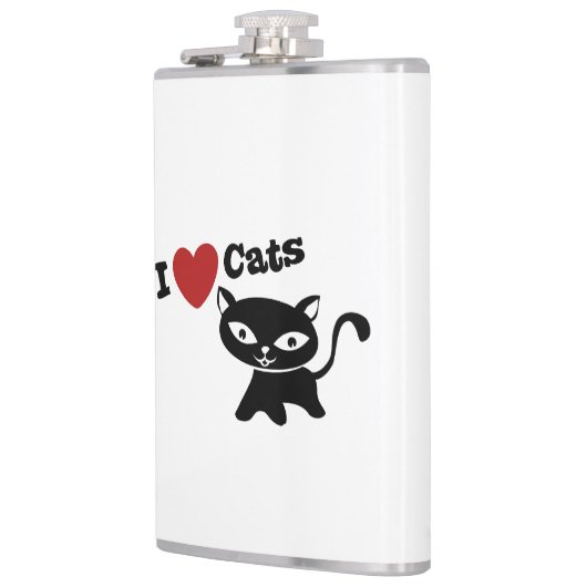 I love cats フラスク (左)