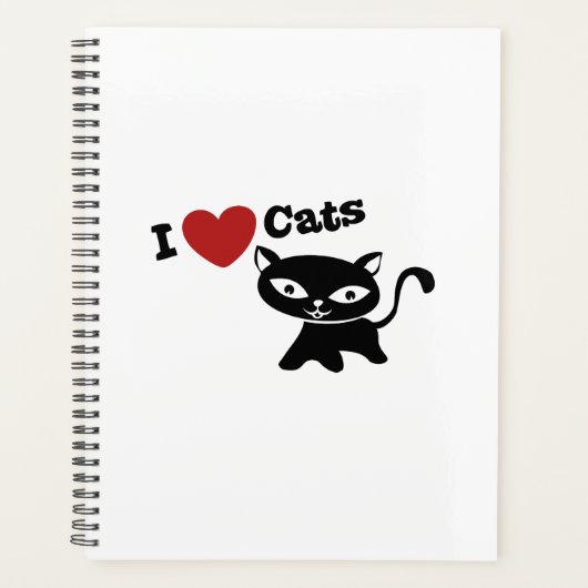 I love cats プランナー手帳 (正面)