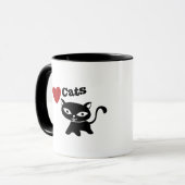 I love cats マグカップ (正面左)