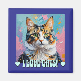 I Love Cats! マグネット