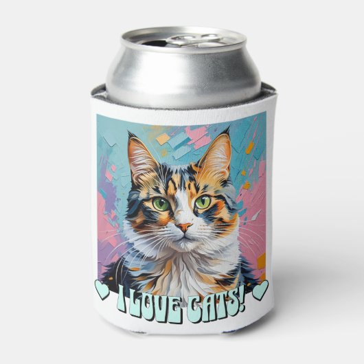 I Love Cats! 缶クーラー (缶正面)