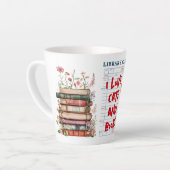 I Love Cats and Books カフェラテマグ (左アングル)