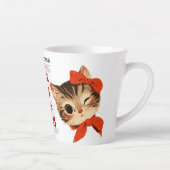 I Love Cats and Books カフェラテマグ (右)
