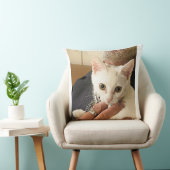 I Love Cats! Cat Throw Pillow クッション (椅子)