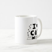 I Love Cats Mug – Cute Cat Print Coffee Cup – Gift コーヒーマグカップ (正面右)