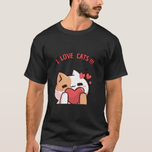 I LOVE CATS Tシャツ