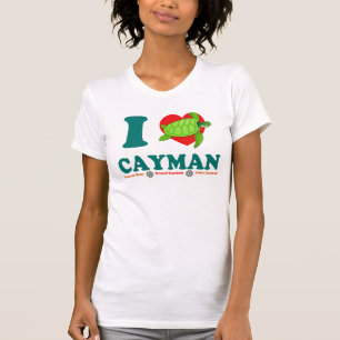 I Love Cayman Women's ユニーク American Aparel Tシャツ