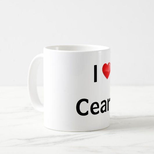 I love Ceará コーヒーマグカップ (正面左)