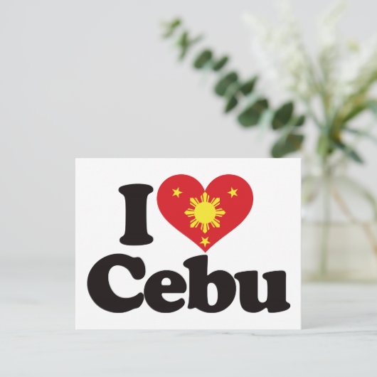 I Love Cebu ポストカード (スタンド正面)
