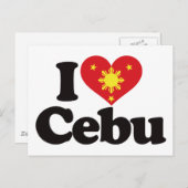 I Love Cebu ポストカード (正面/裏面)