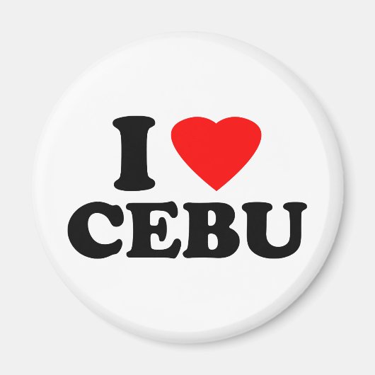 I Love Cebu マグネット (正面)