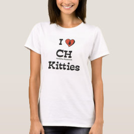 I Love CH猫ちゃんタンクトップ Tシャツ