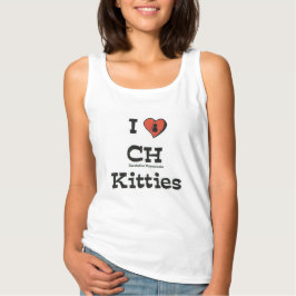I Love CH猫ちゃんタンクトップ Tシャツ
