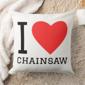 I love chainsaw クッション (ブランケット)