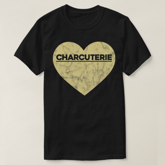 I love Charcuterie French Cooking Galantines Pork Tシャツ (デザイン正面)