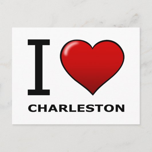 I LOVE CHARLESTON,SC - SOUTH CAROLINA ポストカード (正面)