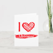 I Love Cheboygan I Heart Cheboygan  カード (正面)