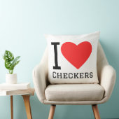 I love checkers クッション (椅子)