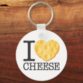 I Love Cheese キーホルダー (正面)