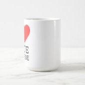 I love cheese blue コーヒーマグカップ (中央)