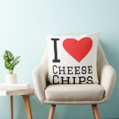 I love cheese chips  クッション (椅子)