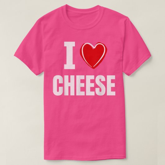 I love cheese tシャツ (デザイン正面)