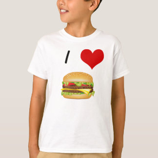 I Love Cheeseburger Child's T-shirt Tシャツ