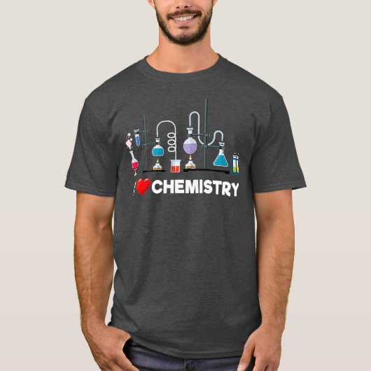 I Love Chemistry 素晴らし Lab Graphic Tシャツ (正面)