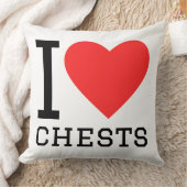I love chest クッション (ブランケット)