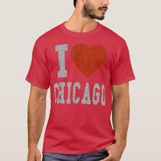 I Love Chicagoハートギフトまたは土産イリノイ Tシャツ