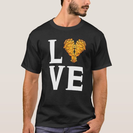 I Love Chicken Wings  Wings Tシャツ (正面)