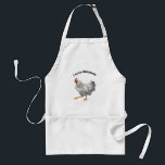 I Love Chickens. chickens, humor, funny スタンダードエプロン<br><div class="desc">I Love Chickens. This classic design will delight anyone who loves Chickens,  has a great sense of humor,  and enjoys having chickens in their life. This is a great gift idea for men and women of any age.</div>