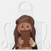 I love chocolate エプロン (正面)