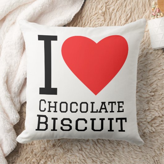 I love chocolate biscuit クッション (ブランケット)