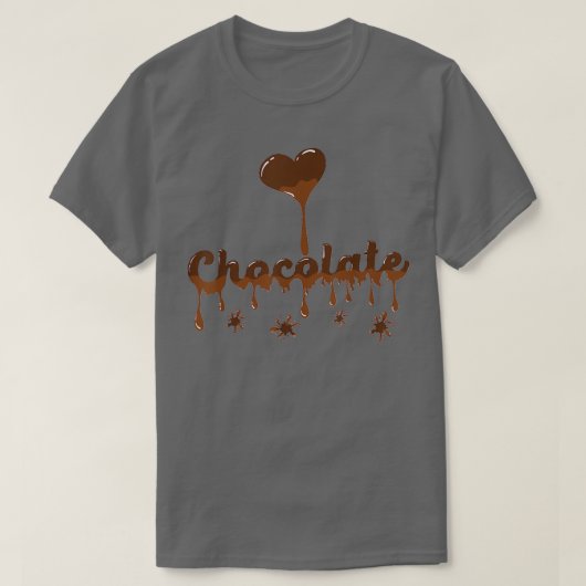 I Love Chocolate, Candyハート Tシャツ (デザイン正面)