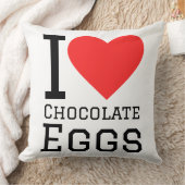 I love chocolate eggs square sticker クッション (ブランケット)