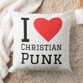 I love Christian punk square sticker クッション (ブランケット)