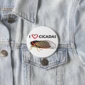 "I Love Cicada"ボタン 缶バッジ (インサイチュ)