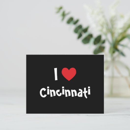 I Love Cincinnati ポストカード (スタンド正面)