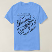 I Love Classical Music Violin, Orchestra, Mozart, Tシャツ (デザイン正面)