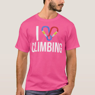 I Love Climbing Tシャツ